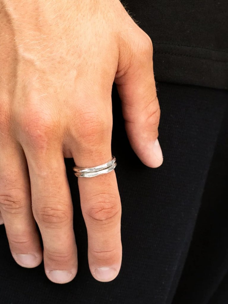 Like New. Merchants Of The Sun Ring Unisex Mr Modest (Pair) — image 2 of 5